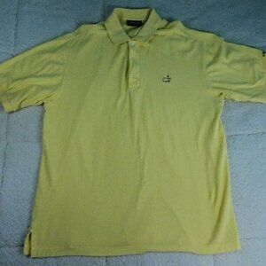 Masters Collection Yellow Polo Shirt Large